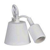 Lufttt skrm med LED EDM 32420 Vit 60 W E27