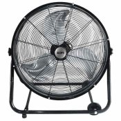 Golvflkt EDM 33933 Svart 180 W  60 cm  60 x 70 cm Med hjul