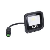 LED spotlight EDM 70400 Black Series Svart F 2100 W 10 W 800 lm