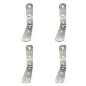 Stll fyrkantigt EDM 86093 an24 Rostfritt stl 8 x 8 x 1,9 cm 4