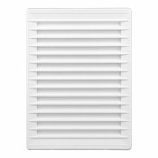 Ventilationsgaller EDM 87733 Vit 13,7 x 20,7 cm Myggnt