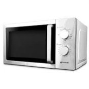 Mikrovgsugn med Grill Grunkel Vit 800 W 20 L