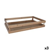 Frvaringslda Inde Bambu 53 x 32,5 x 10 cm (3 antal)