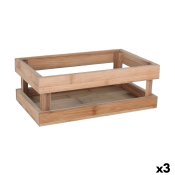 Frvaringslda Inde Bambu 26,5 x 16,2 x 10 cm (3 antal)