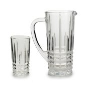 Set med kanna och glas Vivalto 41053 Transparent Glas 250 ml