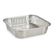 Uppsttning med Brickor Kinvara Silvrig Silver Aluminium 20,5 x