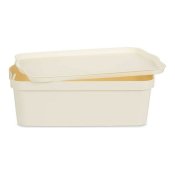 Frvaringslda med lock Kipit TP595-4 Krm Plast 14 L 29,5 x 14,