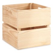 Frvaringslda furutr Naturligt brunt (30 x 30 x 30 cm)