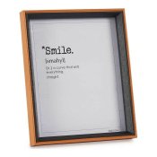 Fotoram Svart Brun 22 x 27 x 3 cm Glas Tr MDF