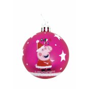 Julgranskula Peppa Pig Cosy corner Fuchsia 6 antal Plast ( 8 cm