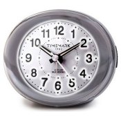 Analog Vckarklocka Timemark Gr LED Ljus Tyst Snooze Nattlge 9