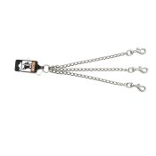 Koppling fr 3-hundsledning Gloria 2mm x 25 cm