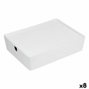 Stapelbar frvaringslda Confortime Med lock 35 x 26 x 8,5 cm (8