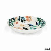 Djup tallrik La Mediterrnea Alba Melamin 21 x 5,3 cm (24 antal)