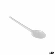 Set med skedar Algon teranvndningsbar Vit 20 antal 12,5 cm