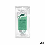 Set med skedar Algon teranvndningsbar Transparent 36 antal 16,