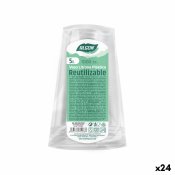 Set med teranvndbara glas Algon 1 L Transparent 24 antal (5 De