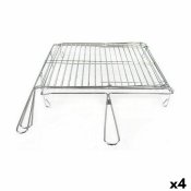 Grill Algon Kromad Roterbar Silvrig 45 x 50 x 9 cm (4 antal)