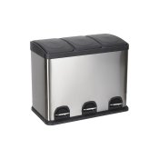 Avfallsbehllare tervinning Confortime Rostfritt stl 45 L