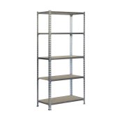 Bokhylla Simon Rack Maderclick 5/400 750 kg Metall Tr 5 Hyllor