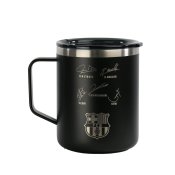 Termosmugg med lock F.C. Barcelona Marinbl Rostfritt stl