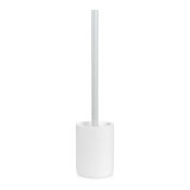 Toalettborste Andrea House Matt Rostfritt stl Vit Polyresin (