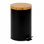 Papperskorg Andrea House cc72108 Svart Metall 12 L