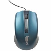 Mus iggual ERGONOMIC-RL 800 dpi Bl Svart/Bl