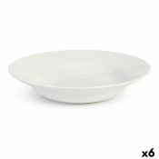 Pastatallrik La Mediterrnea Bari Stengods Vit (6 antal)
