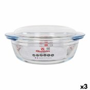 Kastrull med lock Quttin Glas 2,2 + 0,8 L (3 antal)