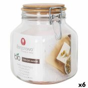 Burk Borgonovo Primizie Bambu 2L 13 x 13 x 17,5 cm (6 antal) (2
