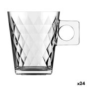 Set med kaffekoppar Inde Lima diamante 3 Delar (24 antal)