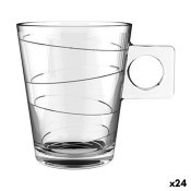 Set med kaffekoppar Lima onda 80 ml 3 Delar (24 antal)