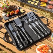 Set med Grillredskap med Brvska BBSet InnovaGoods 12 Delar