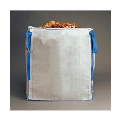 Sck fr skrp Fun&Go Big Bag 90 x 90 x 100 cm Vit polypropen