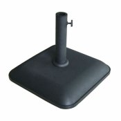 Parasollfot Marbueno Svart 45 x 7 x 45 cm Fyrkantig