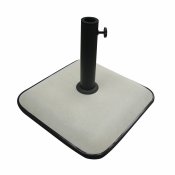 Parasollfot Marbueno Vit 45 x 7 x 45 cm Fyrkantig
