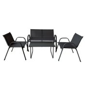 Trdgrdsmbler Marbueno Svart 115 x 77 x 65 cm