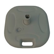 Parasollfot Marbueno Vit 45 x 14 x 45 cm Fyrkantig