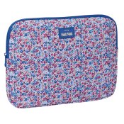 Laptopfodral Nait Nait Flores coimbra azul Bl 34 x 25 x 2 cm