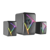 PC-hgtalare Mars Gaming MSH21 Svart