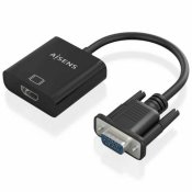 Adapter HDMI till VGA Aisens A115-0873 20 cm Svart