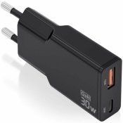 Vggladdare Aisens ASCH-30W2P047-BK Svart 30 W