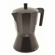 Italiensk Kaffepanna JATA CFI12 Svart Aluminium 12 Csszk