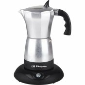 Kaffebryggare Orbegozo KFE660 Silvrig Aluminium 6 Koppar