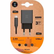 Vggladdare Tech One Tech TEC2423 Svart