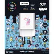 Vggladdare Tech One Tech TEC2501 Vit (1 antal)