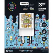 Vggladdare Tech One Tech TEC2503 Vit