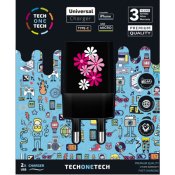 Vggladdare Tech One Tech TEC2601 Svart