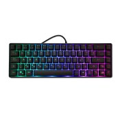 Tangentbord CoolBox DG-TEC65-RGB Svart Qwerty Spanska